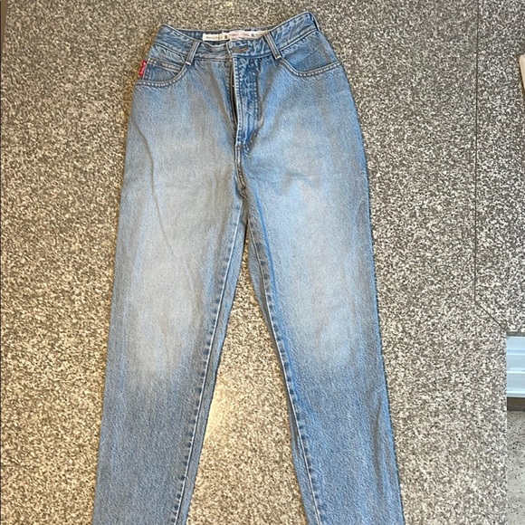Vintage 1980s Bongo Women's Blue Jeans - Picture 5 of 6
